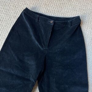 Vintage INC Black Corduroy Straight Leg Pants